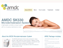 Tablet Screenshot of amdc.com.au